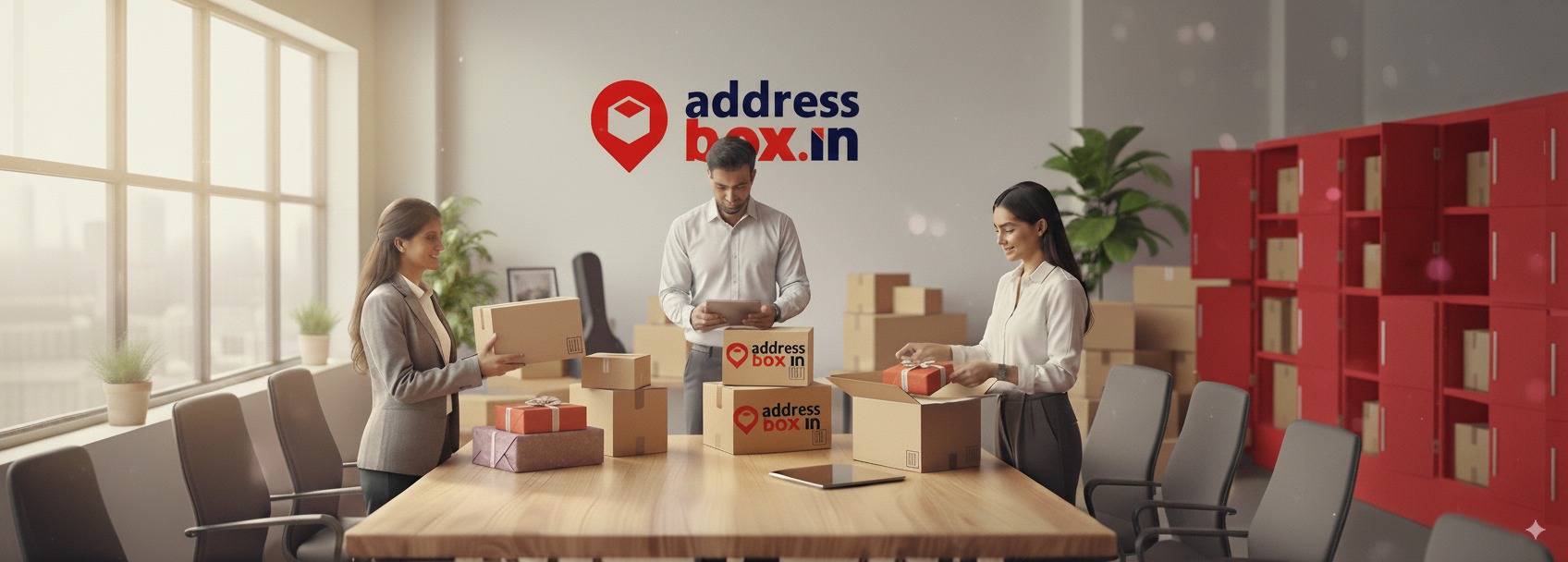 Address Box parcel handling and global delivery